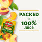 Del Monte Yellow Cling Sliced Peaches in 100% Juice, Canned Fruit
