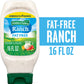 Hidden Valley Original Ranch Fat Free Salad Dressing and Topping