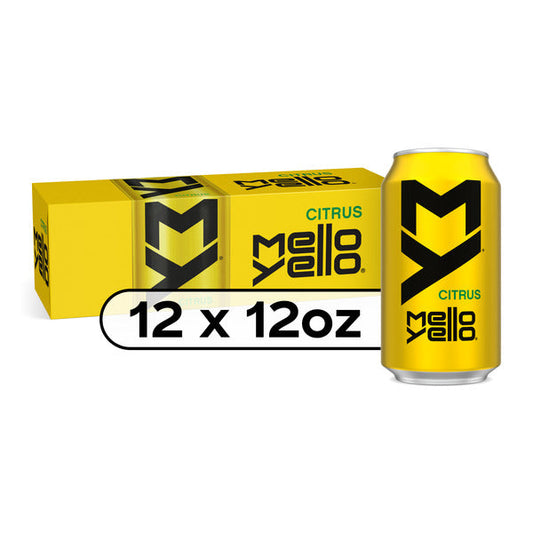 Mello Yello Citrus Flavored Soda Soft Drinks