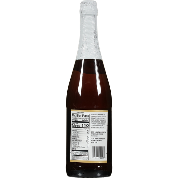 Martinelli's Sparkling Apple Cranberry 100% Juice