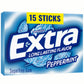 Extra Gum Peppermint Sugar Free Chewing Gum Stocking Stuffers Stick