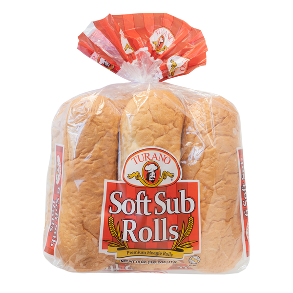 TURANO BAKING COMPANY Soft Sub Rolls