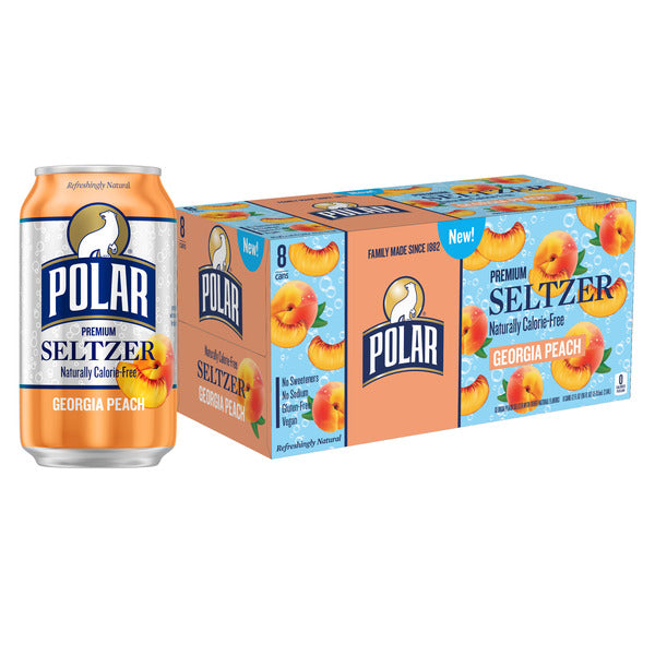 Polar Seltzer  Georgia Peach