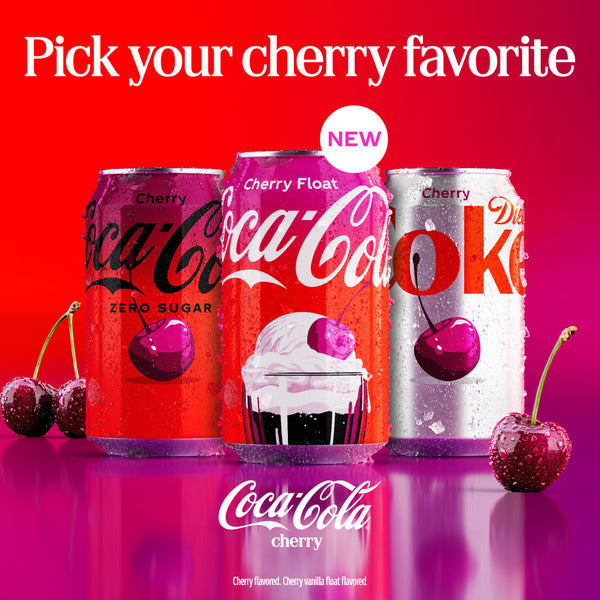 Coca-Cola Cherry Float Soda Cans