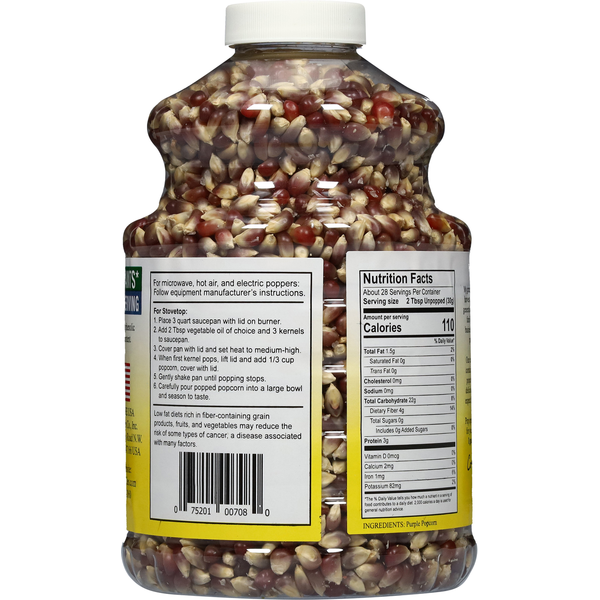 Cousin Willie's Purple Popcorn