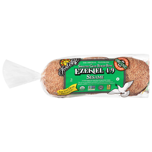 Food for Life Flourless Sprouted Grain Burger Buns