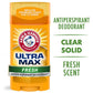 Arm & Hammer Ultra Max Fresh Advanced Sweat Control Antiperspirant Solid