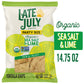LATE JULY Snacks Restaurant Style Sea Salt & Lime Tortilla Chips