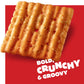 Cheez-It Grooves Bold Cheddar Cheese Crackers, Crunchy Snack Crackers, 9 oz