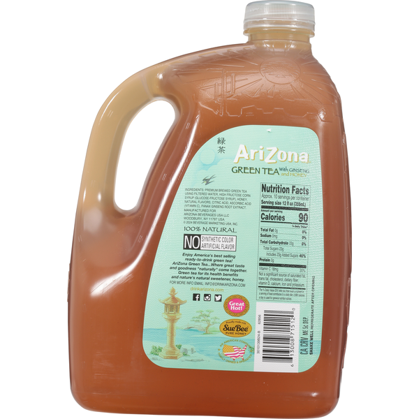 AriZona Green Tea, with Ginseng and Honey