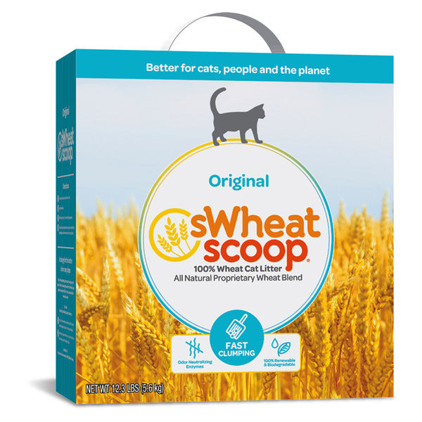 sWheat Scoop Original Natural Wheat Cat Litter