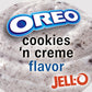 Jell-O Oreo Cookies 'n Creme Instant Pudding & Pie Filling Mix