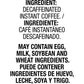 Folgers Classic Decaf Instant Coffee Crystals Packets, 6 Count
