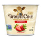 Brown Cow® Brown Cow Cream Top Strawberry on the Bottom Whole Milk Yogurt, 5.3 oz. Cup- Creamy, Delicious Yogurt