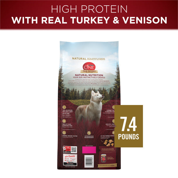 Purina ONE True Instinct With A Blend Of Real Turkey and Venison Dry Dog Food