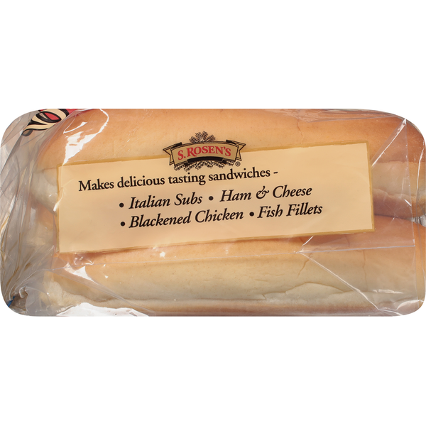 S. Rosen's Rolls, Soft Sub, Chicago Deli Style