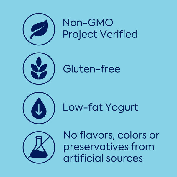 Dannon Vanilla Low Fat Yogurt, Excellent Source of Calcium and Good Source of Protein with the Rich and Creamy Taste of Vanilla Flavored Yogurt, 32 OZ Quart
