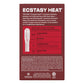 Trojan Ecstasy Heat Latex Lubricated Ribbed Condoms With Warming Lubricant