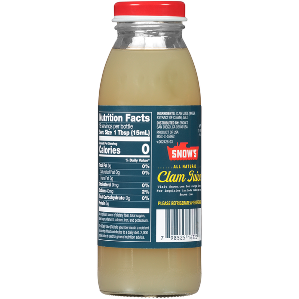 Snow's All Natural Clam Juice