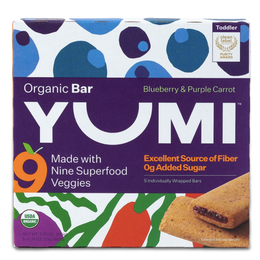 Yumi Blueberry & Purple Carrot Organic Bar