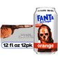 Fanta Orange Zero Sugar Soda Fridge Pack Cans