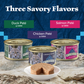 Blue Buffalo Wilderness High Protein Pate Wet Cat Food,, Chicken, Salmon & Duck Variety Pack