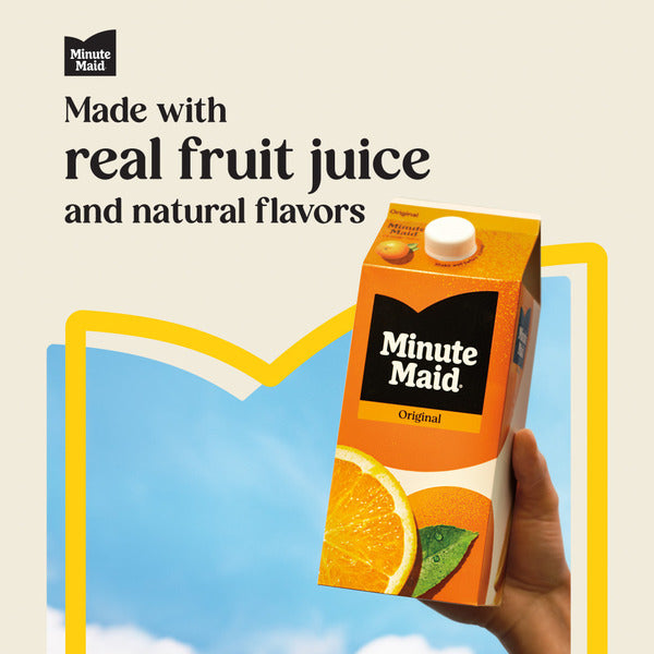 Minute Maid Orange Juice Carton