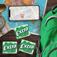 Extra Spearmint Sugar Free Chewing Gum Spring Break Travel Accessories
