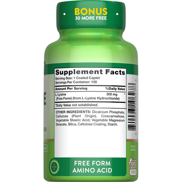 Nature's Truth L-Lysine Coated Caplet
