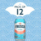 Fresca Peach Soda Sparkling Flavored Soda Pop Soft Drink Zero Calorie And Sugar Free