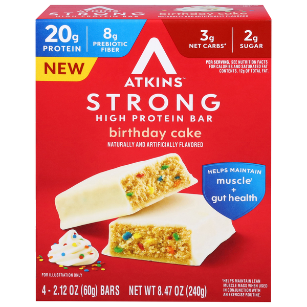 Atkins Birthday Cake High Protein Bar