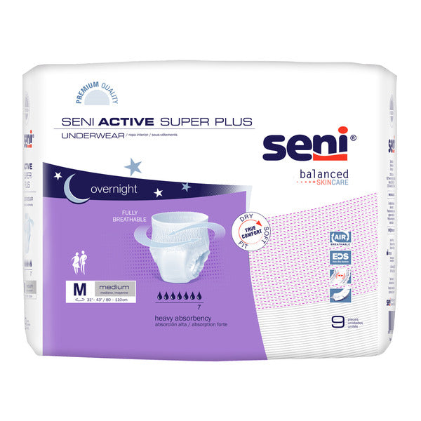 Seni Active Super Plus Underwear Medium, 9 pcs