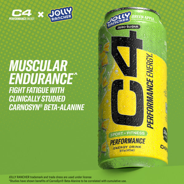 C4 Energy Jolly Rancher Blue Raspberry Performance Energy Drink
