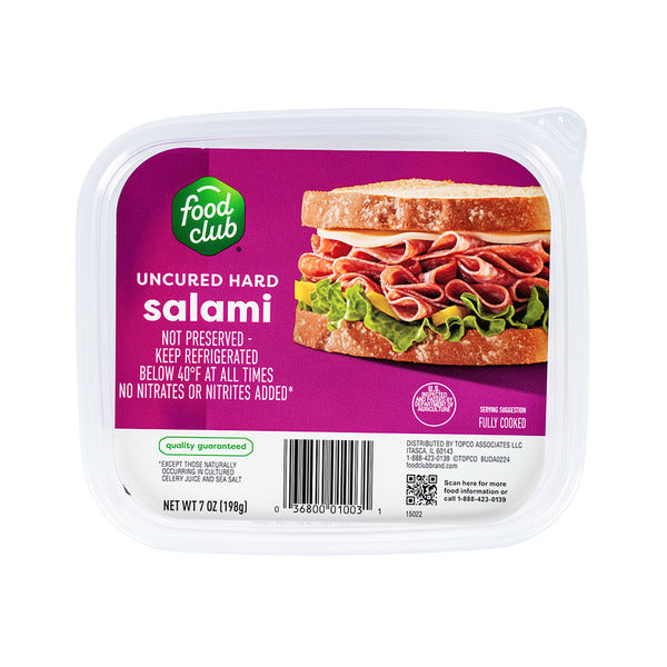 Food Club Uncured Hard Salami