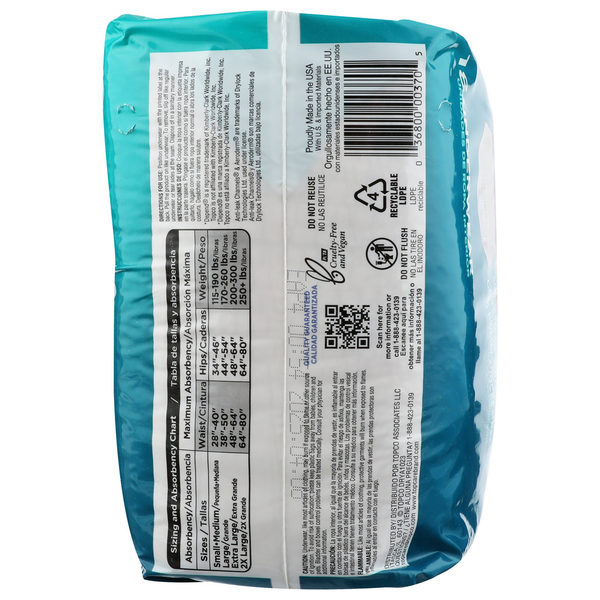 TopCare Small-Medium Maximum Absorbency Underwear For Women