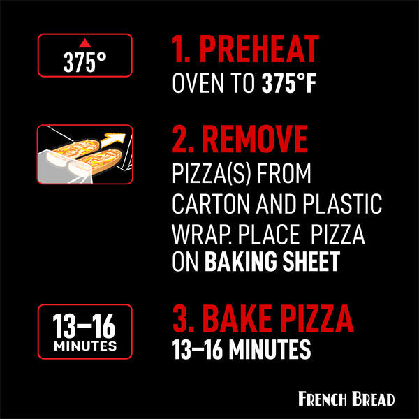 Red Baron French Bread Singles 5 Cheese & Garlic Pizzas