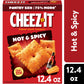 Cheez-It Hot and Spicy Cheese Crackers, Baked Snack Crackers, 12.4 oz