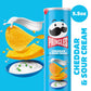 Pringles Cheddar and Sour Cream Potato Crisps Chips, Lunch Snacks, 5.5 oz