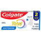 Colgate Total Active Prevention Whitening Gel Toothpaste Double Pack In Mint