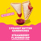 Lunchables PB&J Peanut Butter Sandwich & Strawberry Flavored Dip