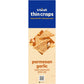 TRISCUIT Thin Crisps Parmesan Garlic Whole Grain Wheat Crackers, Lunch Snacks 7 oz