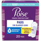Poise Incontinence Pads, Moderate Absorbency, Regular Length