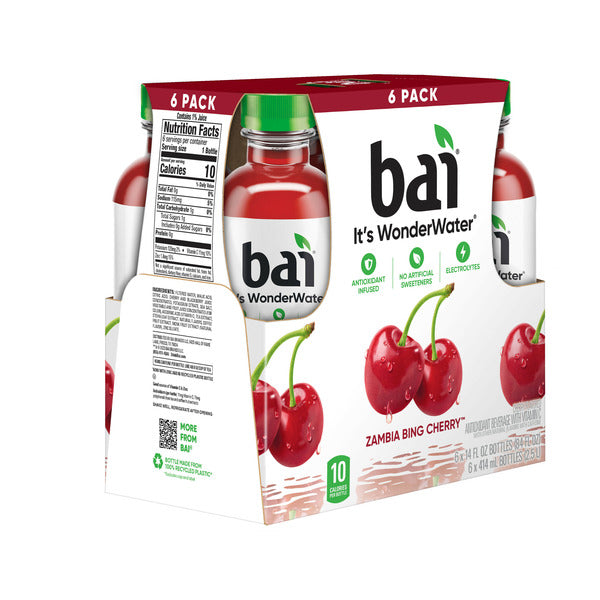 Bai Zambia Bing Cherry, Antioxidant Infused Beverage