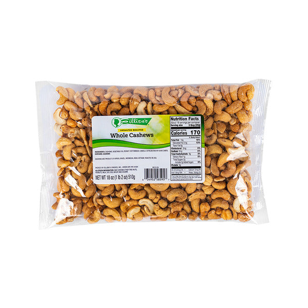 Eillien's Roasted Unsalted Cashews