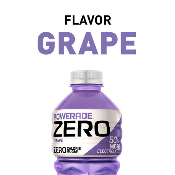 POWERADE Grape Zero Sugar Sports Drink Bottle