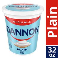 Dannon Plain Whole Milk Yogurt, Good Source of Cal...
️