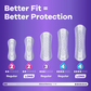 Always Discreet Bladder Leak Liner Long, Absorbency 2