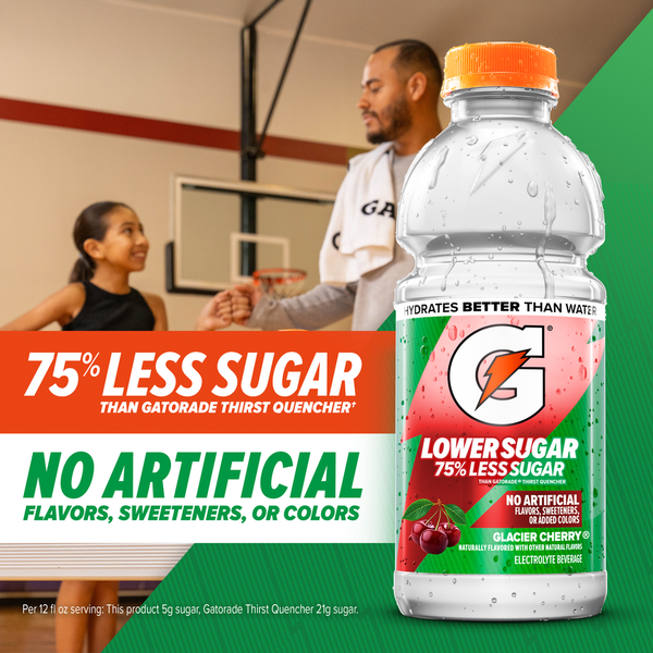 Gatorade Lower Sugar Fruit Punch Sports Drink Mini Multipack Bottles