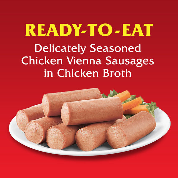 Libby's Chicken Vienna Sausage with Chicken Broth, Canned Meat