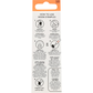 Sally Hansen Sunshine Spritz Perfect Medium Press On Nails